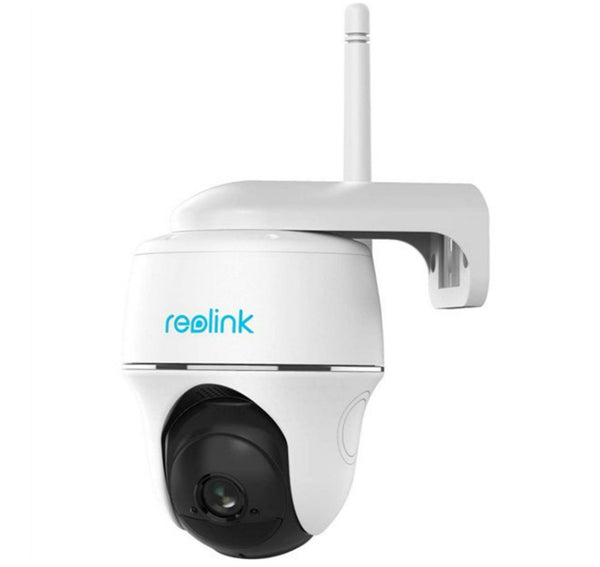 Reolink - Go PT Plus - 2K 4MP Wireless 4G PT Camera, with Smart Detection Person/Vehicle 2K 4MP Super HD Battery/Solar Powered 355° Pan & 140° Tilt Security Camera