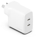 Cygnett - PowerPlus 35W Dual Port USB-C PD Fast Wall Charger - White