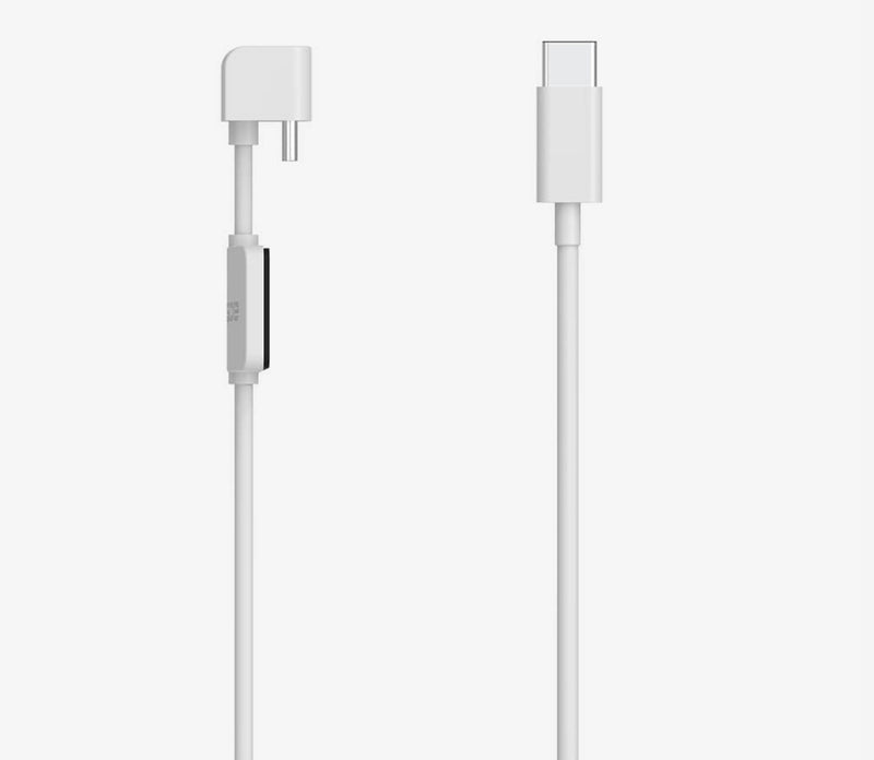 Bosstab - 180 Degree USB-C to USB-C - White - 2M