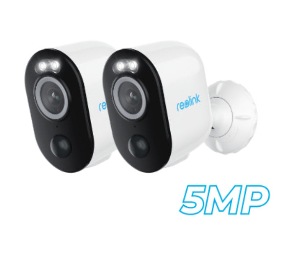 Reolink - Argus 3 Pro - Smart 2K 4MP Wire-Free Camera with Motion Spotlight Security Camera (Twin Pack)