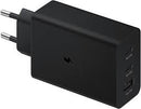 Samsung - 65w - 2x USB-C 1x USB-A - Fast Charge - Wall Adaptor / Black