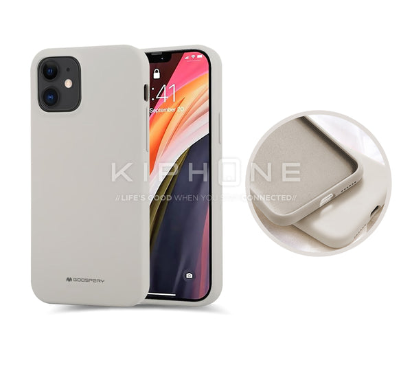 Goospery - Mercury Silicone - Stone - iPhone 16 Plus