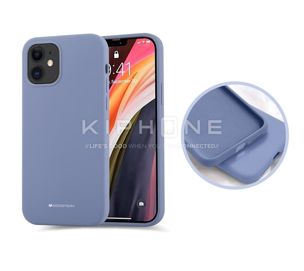 Goospery - Mercury Silicone - Lavender Grey - iPhone 16 Plus
