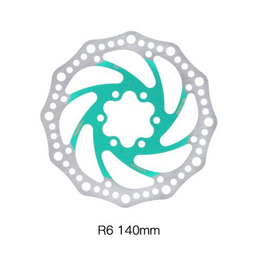 Coloured Brake Disc - 140mm - Green
