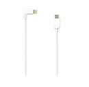 Bosstab - Cable Right-Angled USB-C to Lightning - White - 2M
