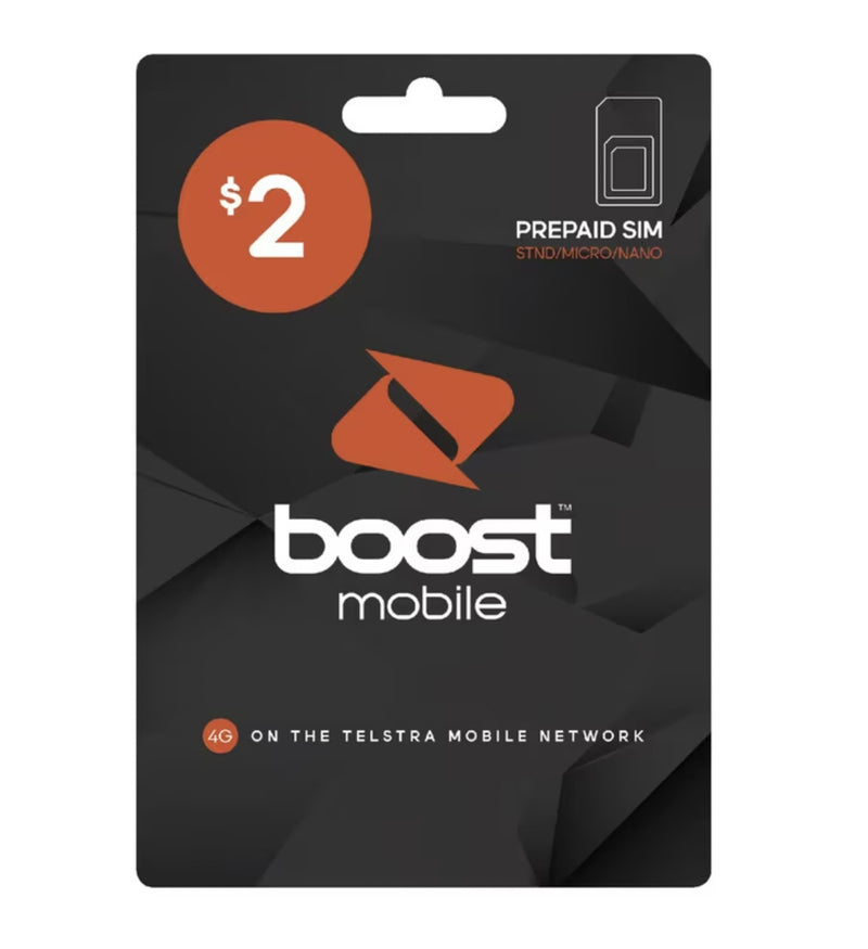 Boost Prepaid - $2 Sim Card
