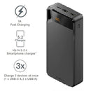 Cygnett - ChargeUp Boost 4th Gen 20K mAh Power Bank - Black