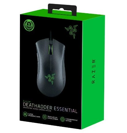Razer - DeathAdder Essential-Ergonomic Wired Gaming Mouse