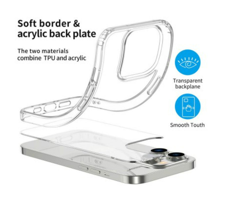 Re-Define - Clear Acrylic + TPU Hybrid Magsafe - iPhone 15