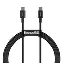 Baseus - Superior Series Fast Charging Data Cable USB-C to USB-C 100W 2M (Black)