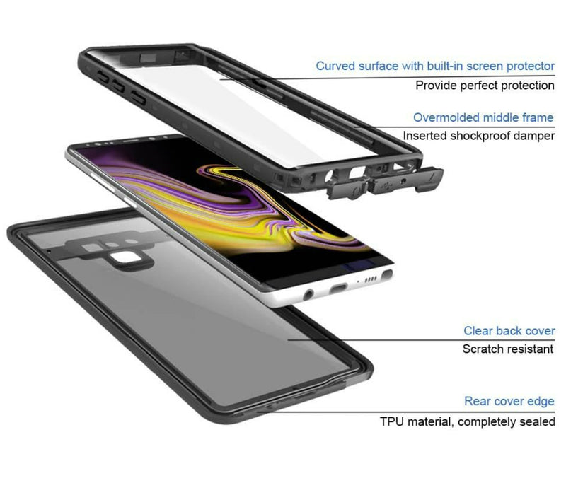 Red Pepper - Waterproof Protective Case - Black - Samsung A21