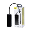 Baseus - Multi-functional HUB (Type-C to 3 x USB3.0 + HD4K + SD/TF + PD)-Gray