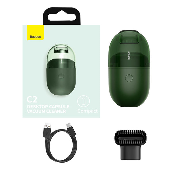 Baseus - C2 Mini Desktop Capsule Vacuum Cleaner (Green)
