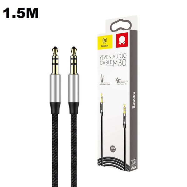 Baseus - Yiven Audio Cable M30 1.5M (Silver)