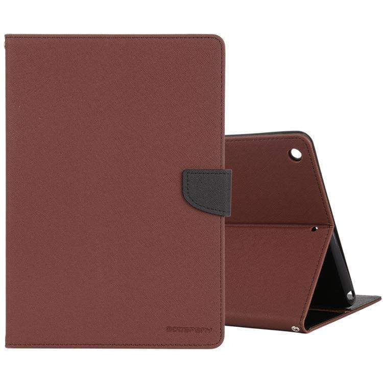 Goospery - Fancy Canvas Diary - Brown - iPad 12.9 3rd Gen