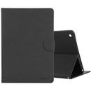 Goospery - Fancy Canvas Diary - Black / Black - iPad 7 / 8 / 9