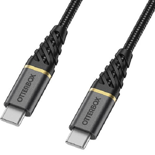 Otterbox - USB-C to USB-C Cable 1M - Black Shimmer