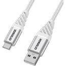 Otterbox - USB-C to USB-A Cable 2M - Premium - Cloud White
