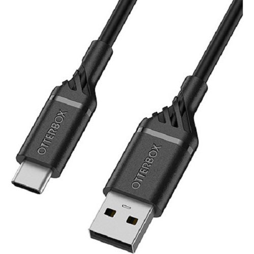 Otterbox - USB-C to USB-A Cable 1M - Black