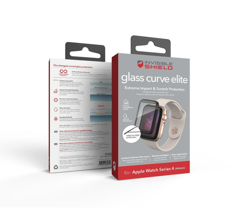 Zagg - InvisibleShield - Glass Curve Screen Protector 38 - 40mm