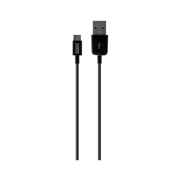 3sixT - Micro USB - USB A - Black - 3M