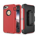 Adventurer - Robot Armor Hard Case - With Belt - Red - iPhone 7 Plus / 8 Plus