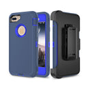 Adventurer - Robot Armor Hard Case - With Belt - Navy - iPhone 7 Plus / 8 Plus