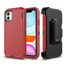 Adventurer - Robot Armor Hard Case - With Belt - Red - iPhone 11