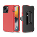 Adventurer - Robot Armor Hard Case - With Belt - Red - iPhone 13 Mini