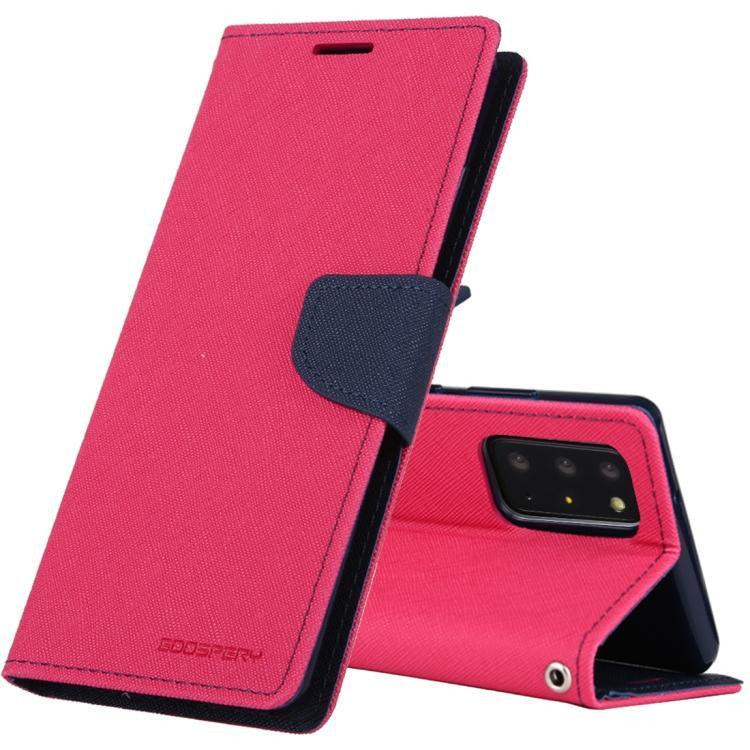 Goospery - Fancy Canvas Diary - Rose - iPhone 12 / 12 Pro