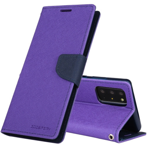 Goospery - Fancy Canvas Diary - Purple - iPhone 13 Pro Max