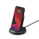 Belkin - BoostCharge Wireless 15W Charging Stand - Black