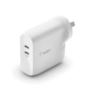 Belkin - BOOSTCHARGE Dual USB-C GaN Wall Charger 68W