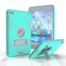 Hybrid Protective Silicone Case - Mint / Grey - iPad Air 1 / 5th Gen / 6th Gen
