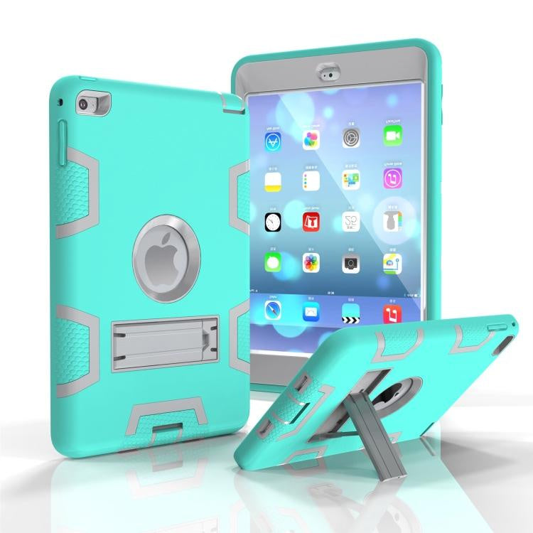 Hybrid Protective Silicone Case - Mint / Grey - iPad Air 1 / 5th Gen / 6th Gen