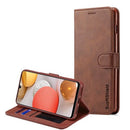 Suprsheild - Folio Wallet Flip Case - Coffee - Samsung S21 Ultra