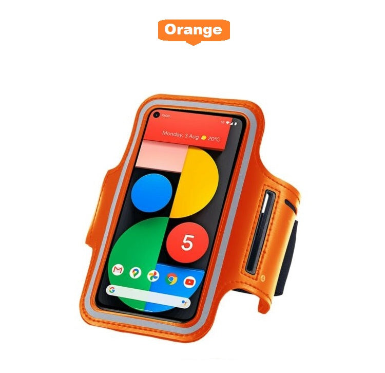 Sports Armband - XL Mobile Phone / House Key - Orange