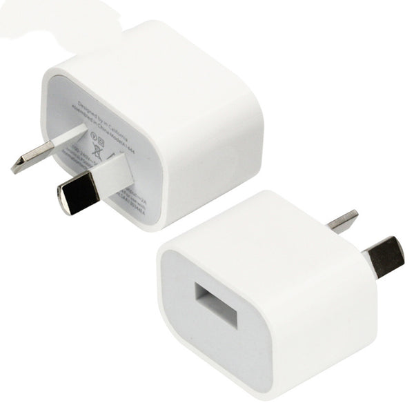 USB A - 2A - 240V - Wall Charger - White (Apple)