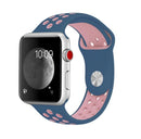 Blue / Powder - Apple Watch Sports Band Strap - 38/40/41mm