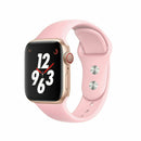 Light Pink - Large - Apple Watch Silicone Band Strap - 38/40/41mm