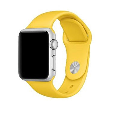 Yellow - Large - Apple Watch Silicone Band Strap - 42/44/45/49mm