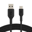 Belkin - USB-A to USB-C Braided Cable 1M - Black