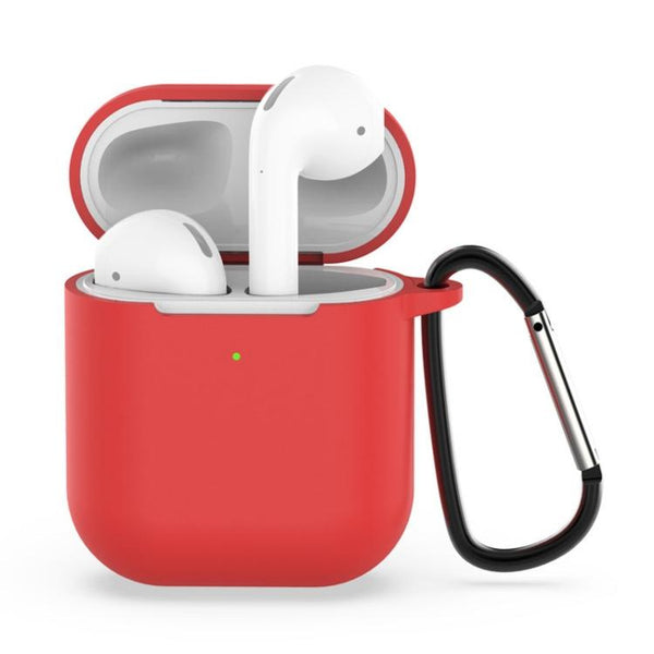 RED - Silicone Protective Case - Airpods Gen 1 / 2