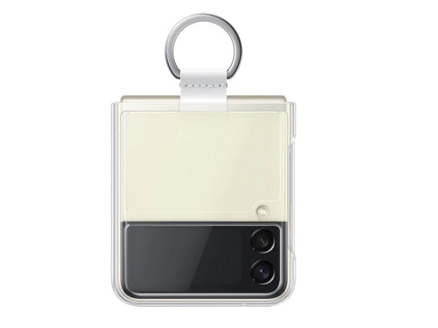 Samsung Flip 3 - Clear Cover w/Ring - Clear