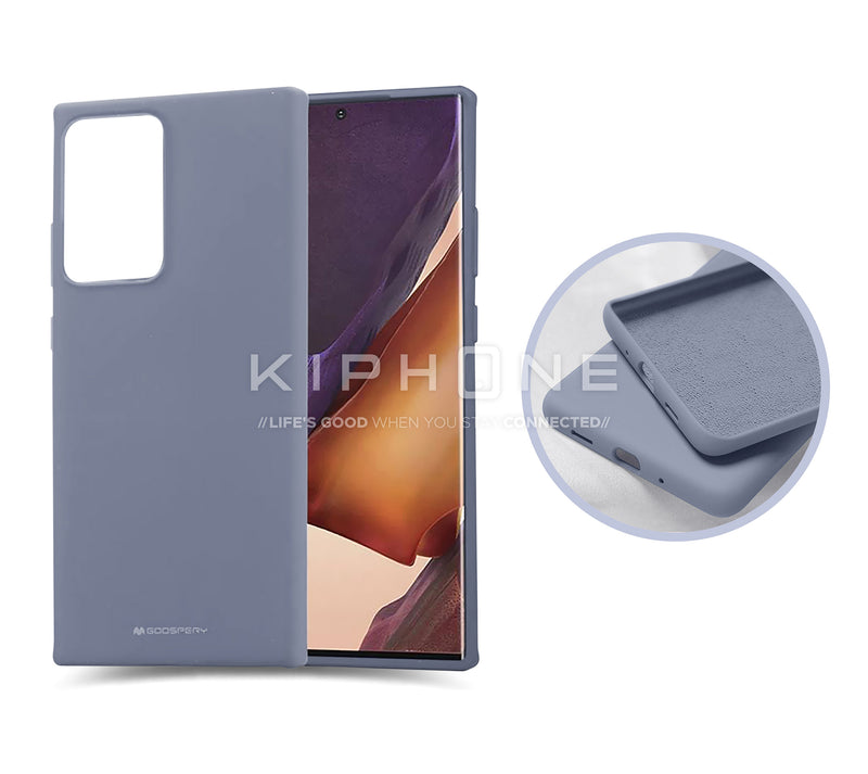 Goospery - Mercury Silicone - Lavender Grey - Note 10 Plus
