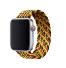 Black/Red/Yellow - Apple Watch Braided Band Strap  - 42/44/45/49mm