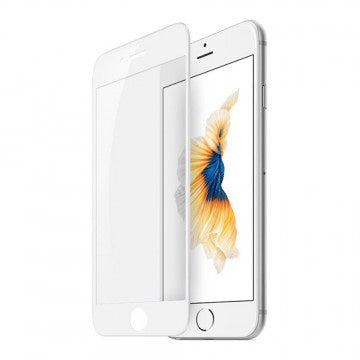 30D / Full Tempered Glass - iPhone 7 / 8 / SE (2020) - White