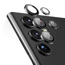 Rear Camera Seperate Lens Protectors - Samsung S22 Ultra - Black