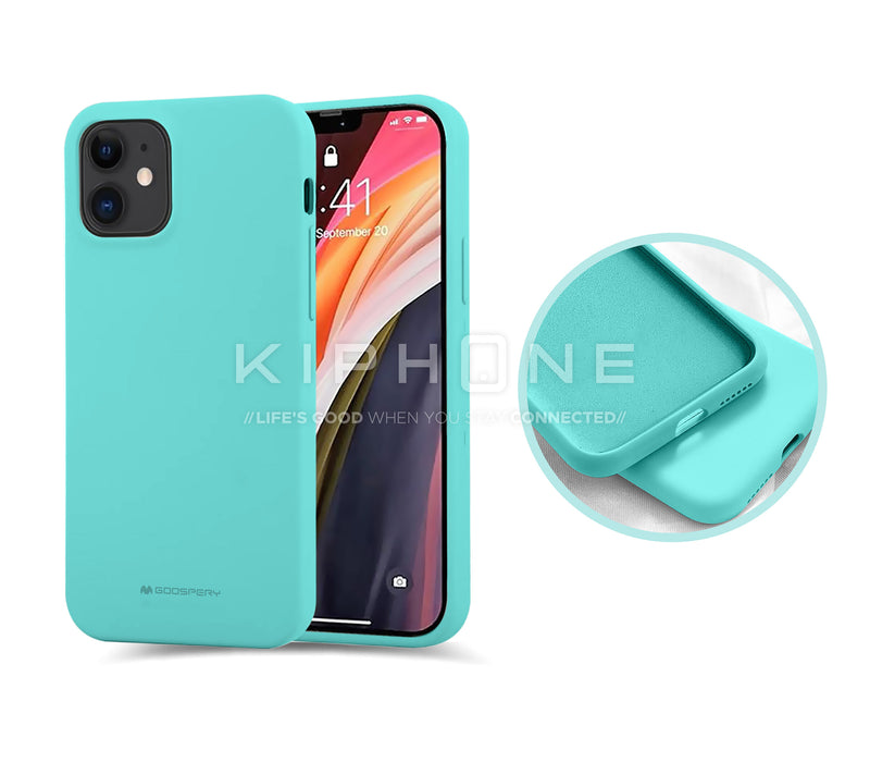 Goospery - Mercury Silicone - Mint - iPhone 14 Pro Max