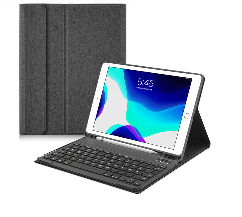 Smart Case With Bluetooth Keyboard Cover - iPad Air 1/2 - 5th/6th Gen - Pro 9.7